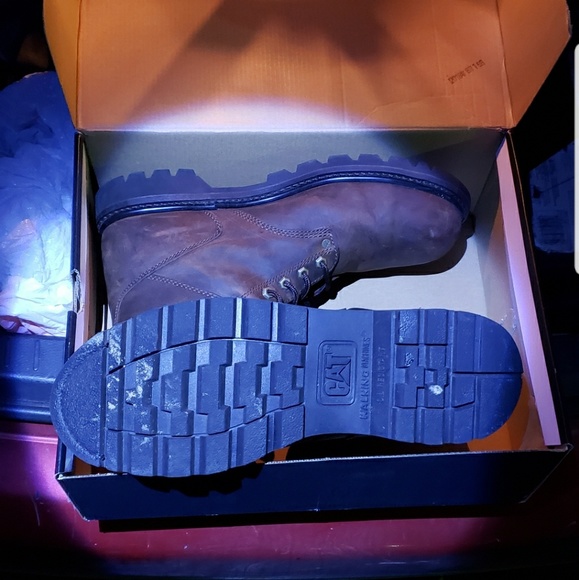men's caterpillar work boots size 13 - Picture 2 of 2